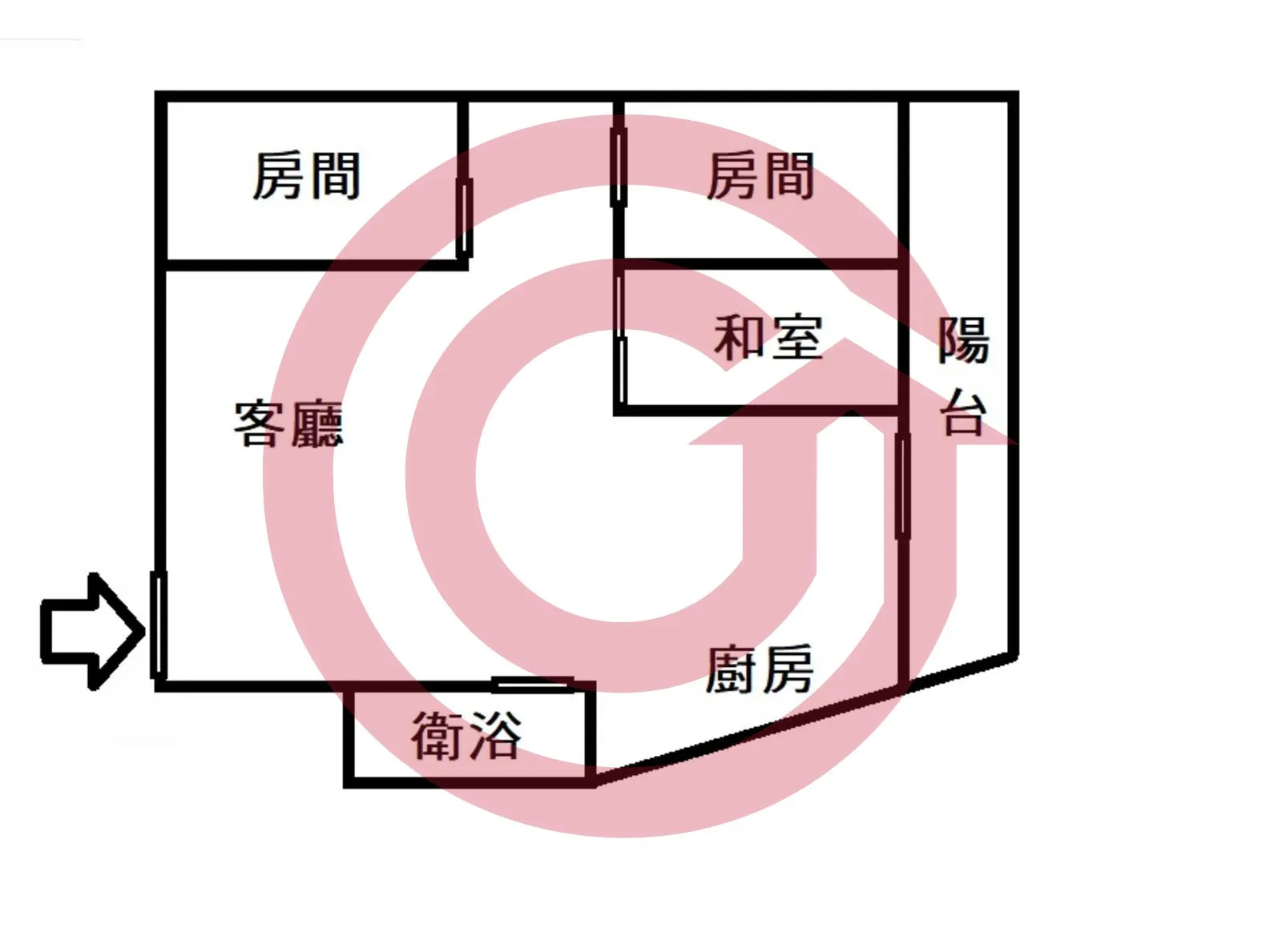 近鶯歌車站麗星華夏低總價2+1房 第 2 張
