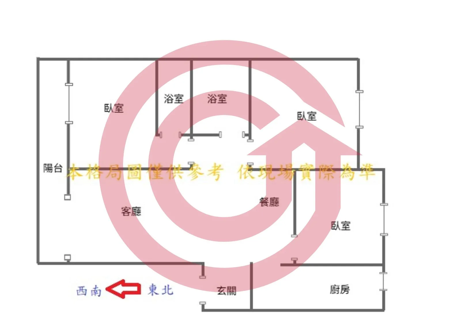 八德桃鶯路商圈大空間明亮健身成家三房美寓 第 2 張
