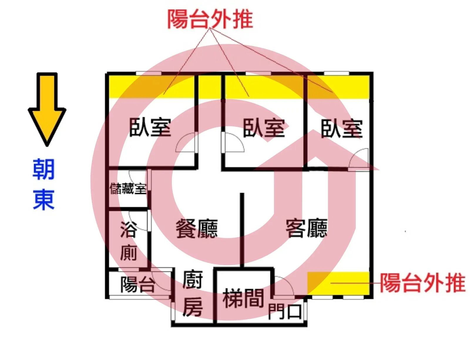 育樂街3樓美寓│近捷運站黃昏市場│地段好 第 2 張