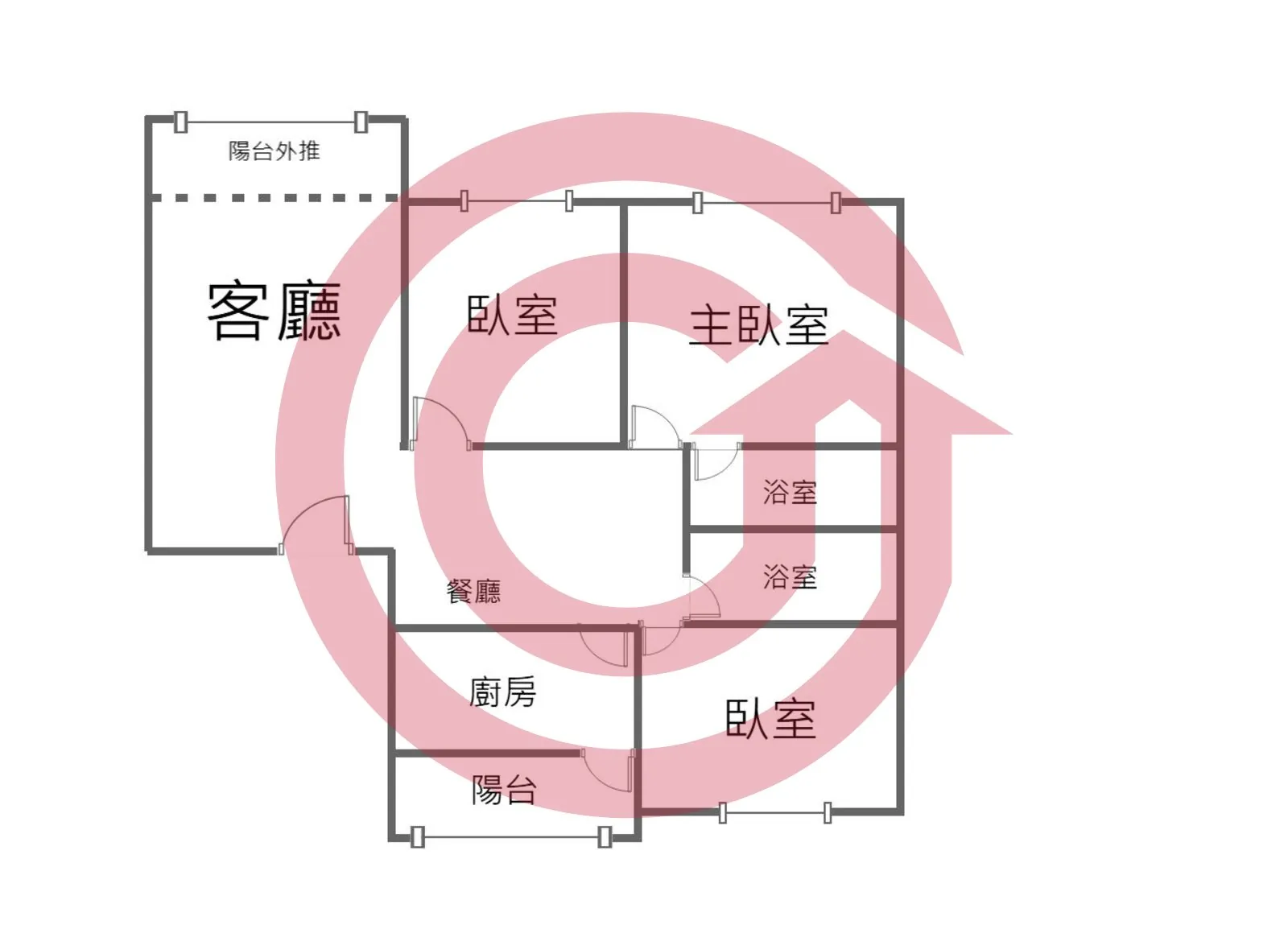 三峽戶政商圈富貴及第絕美明亮電梯三房雙衛 第 2 張