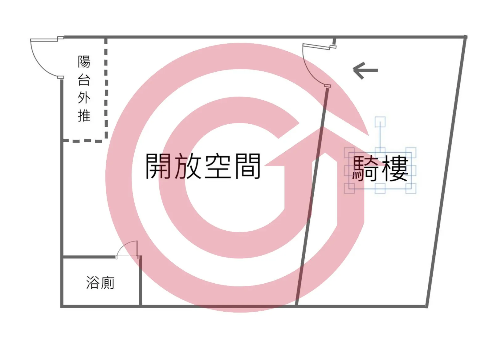近未來國華捷運站增值空間大面寬六米低總價金店面 第 2 張