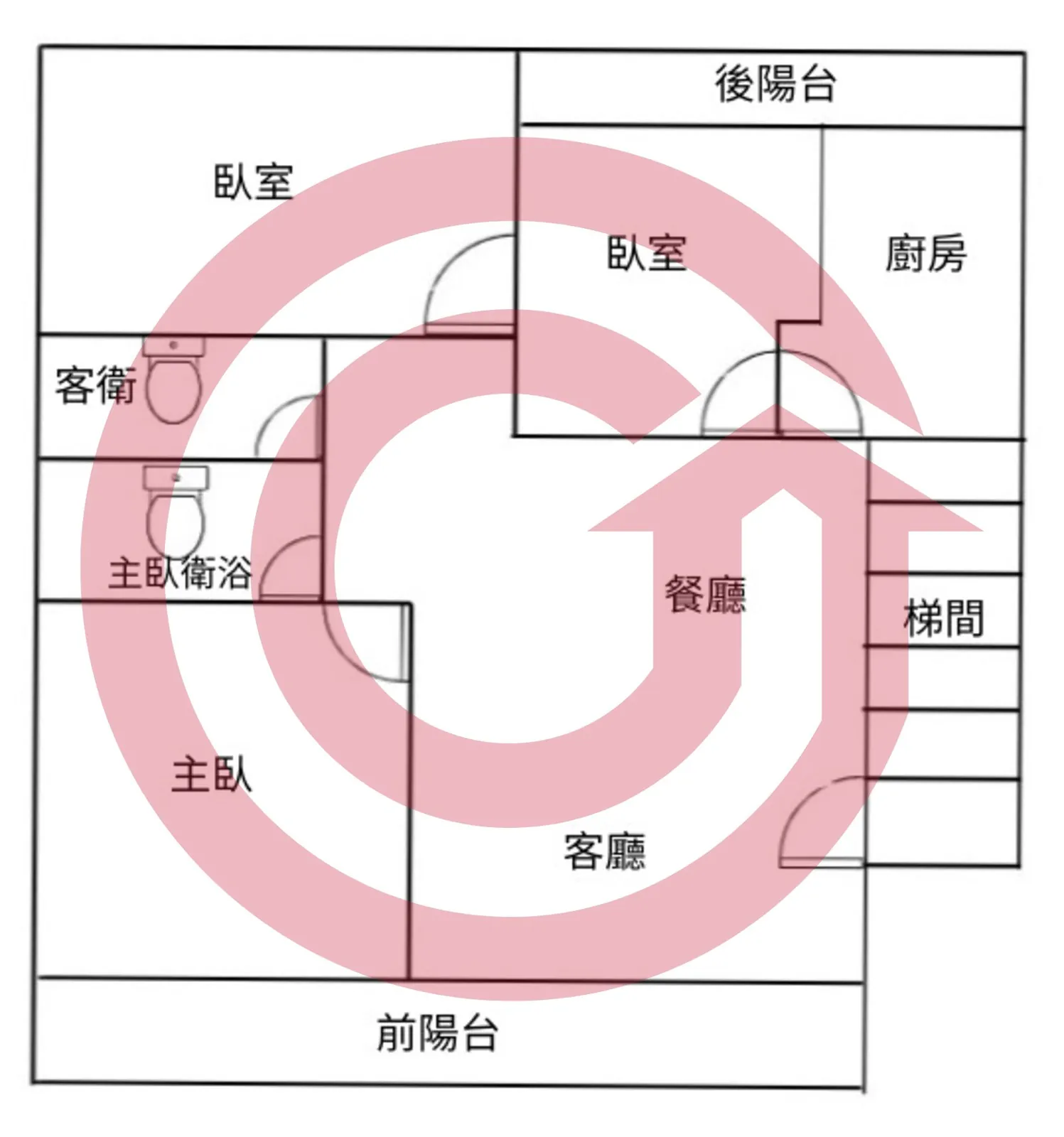 鳳吉二街雙商圈低樓層天然瓦斯雙衛前後陽台翻新美寓 第 2 張