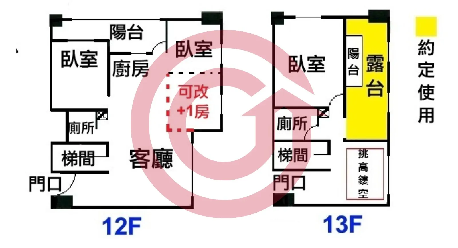 雷諾瓦邊間景觀樓中樓3房双車位Ⅰ 第 2 張