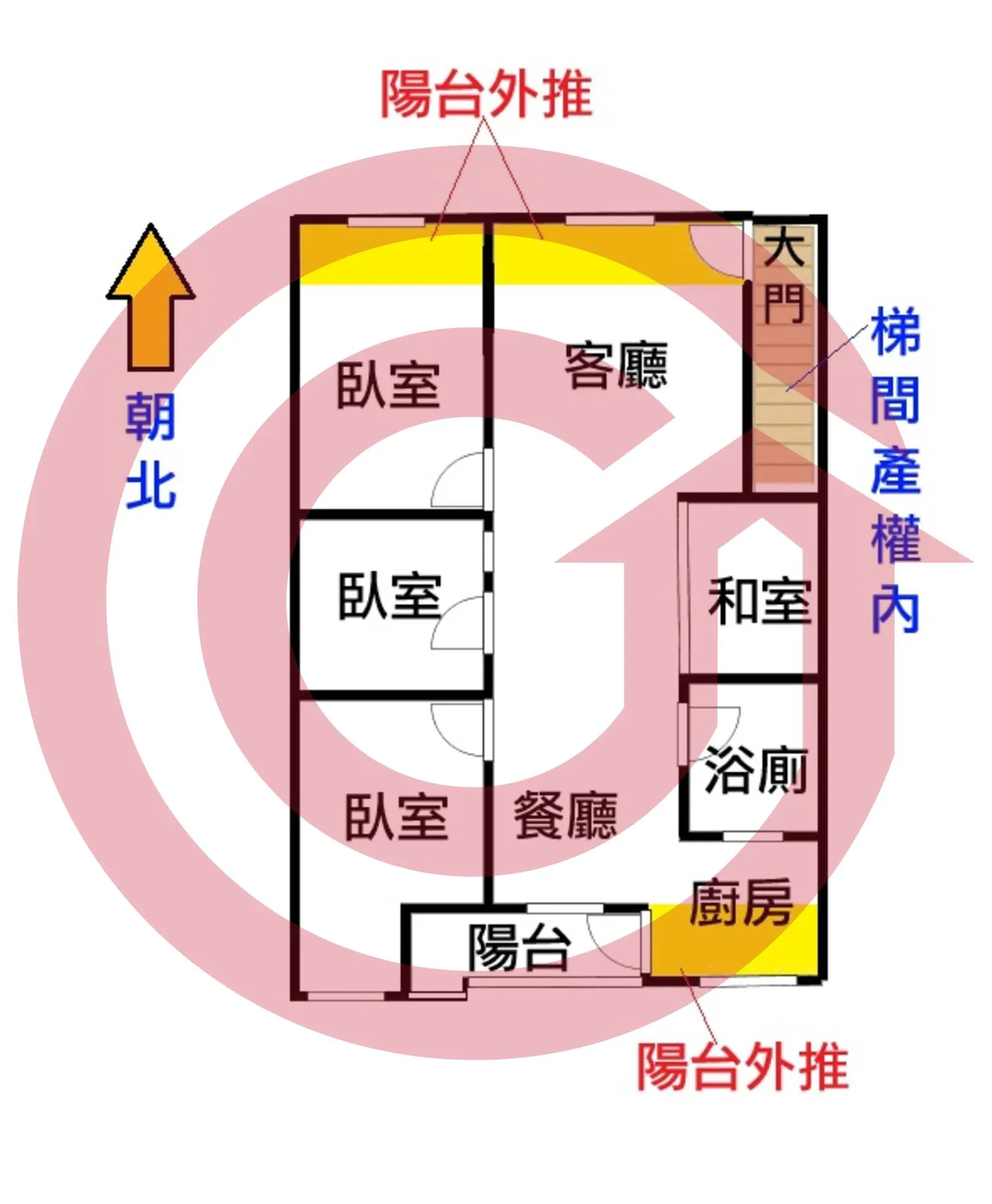 近鳳鳴車站大湖路寧靜住家3+1房2樓美寓 第 2 張