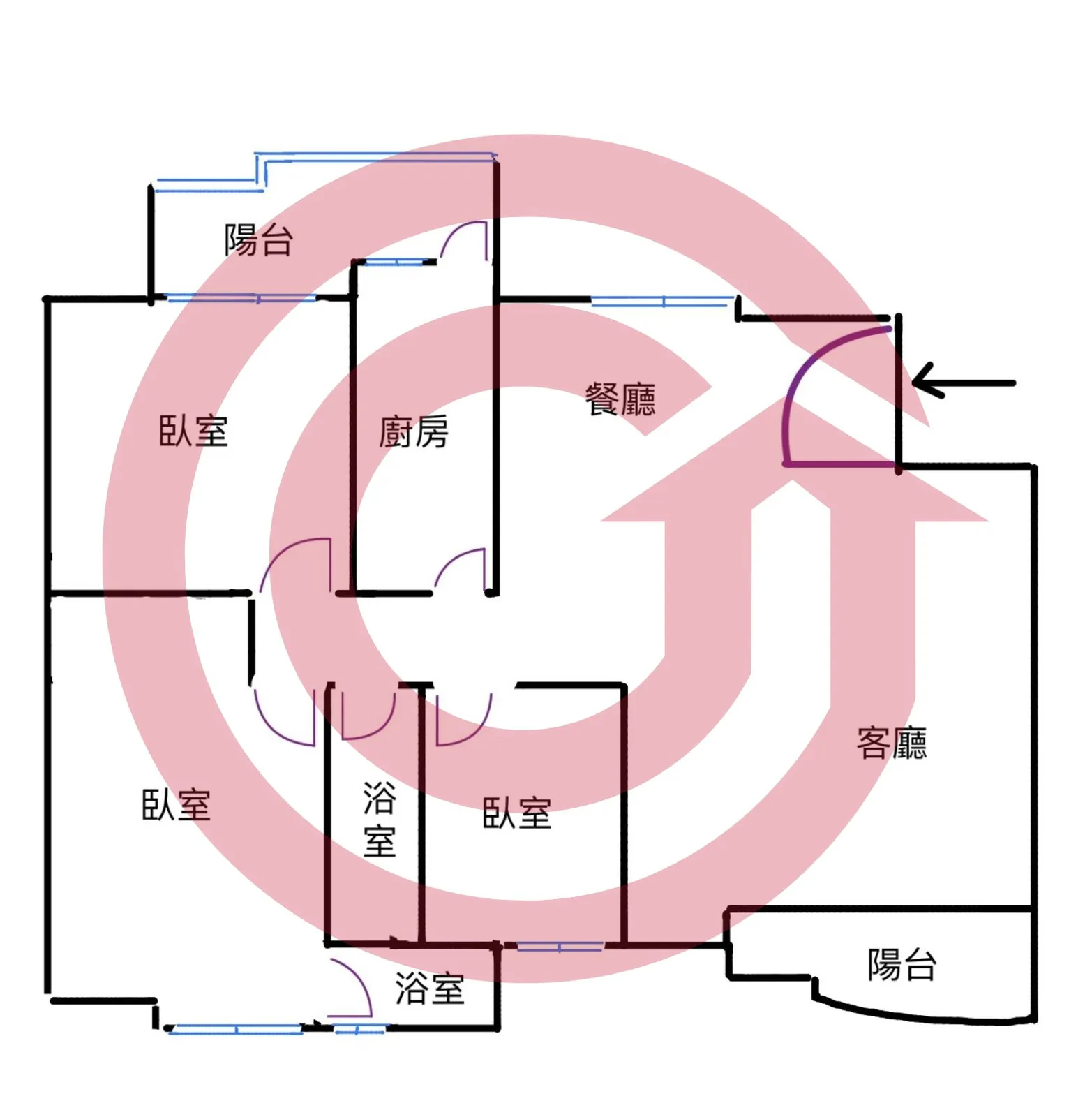 陸光新城C區永久棟距景觀耐震SRC結構三房車 第 2 張