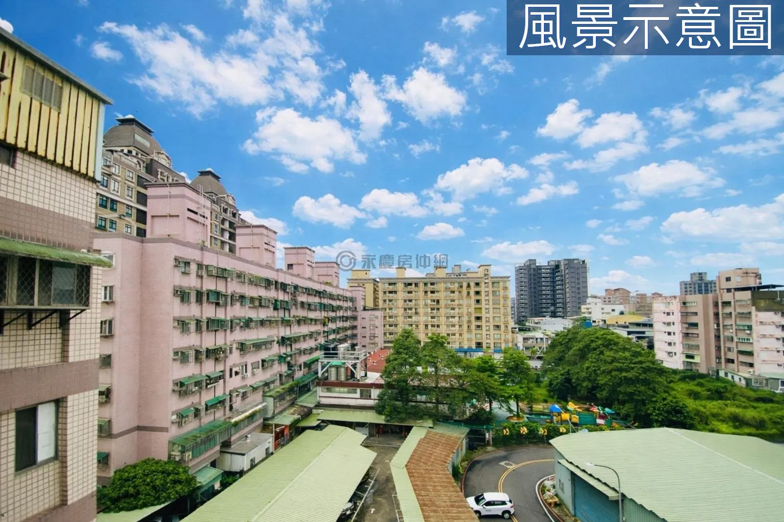 台北康橋2房車│邊間全室開窗│頂樓有鋼棚防水隔熱 第 3 張