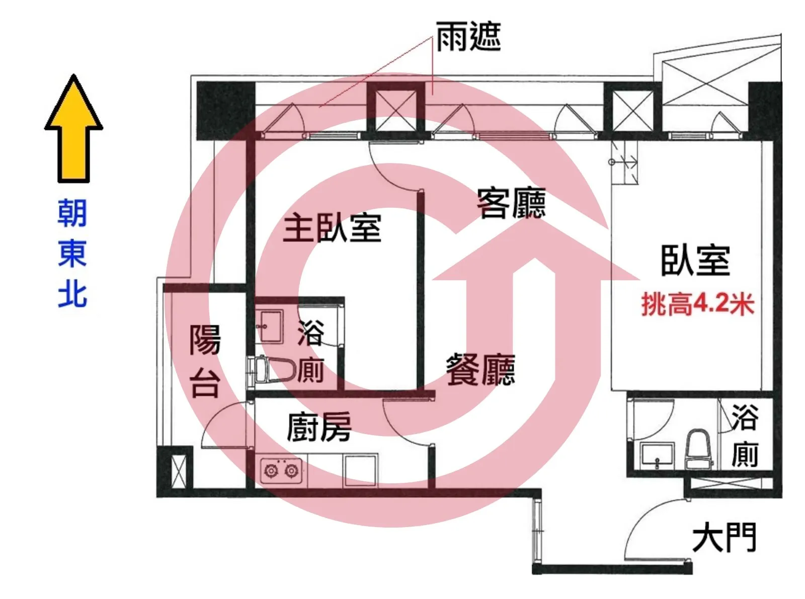 台北捷寶附車位│可塑3房│樓下全聯│近捷運站 第 2 張