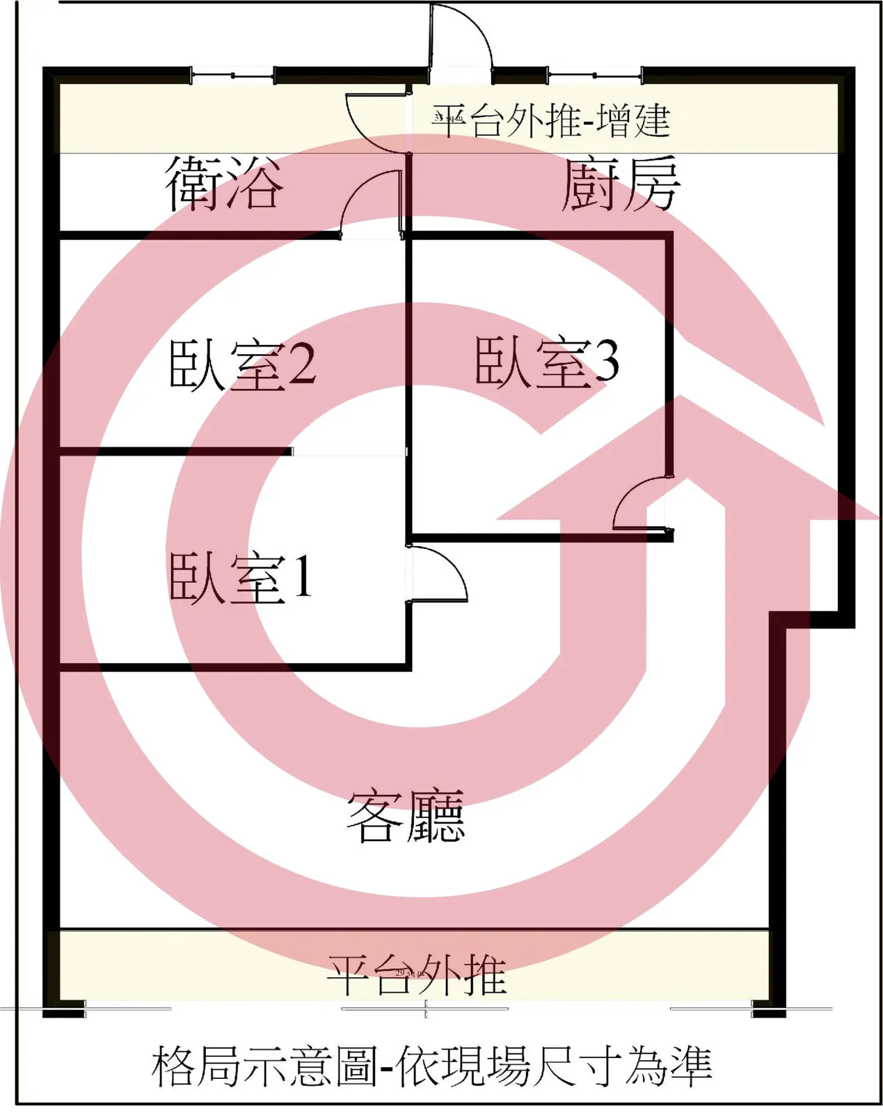 捷運福德站面寬一樓美宅-步行約2分鐘google 第 2 張