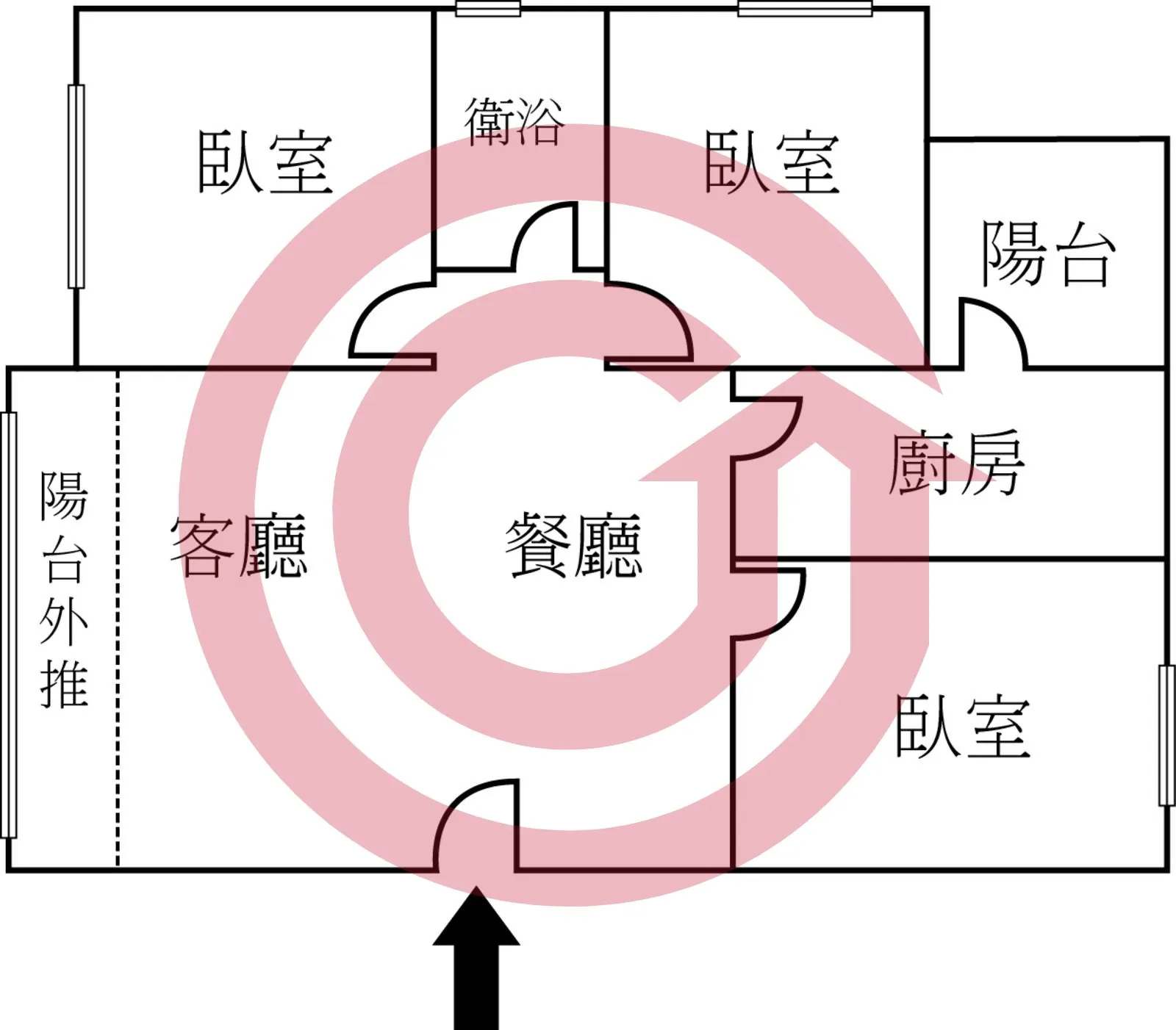 鶯歌公園我家次頂樓面公園景觀三房 第 2 張
