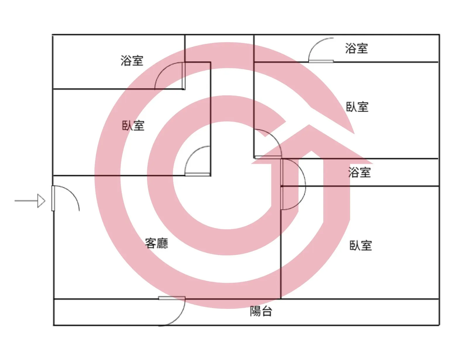 鳳鳴重劃區旁鳳吉二街方正三房3衛美寓 第 2 張