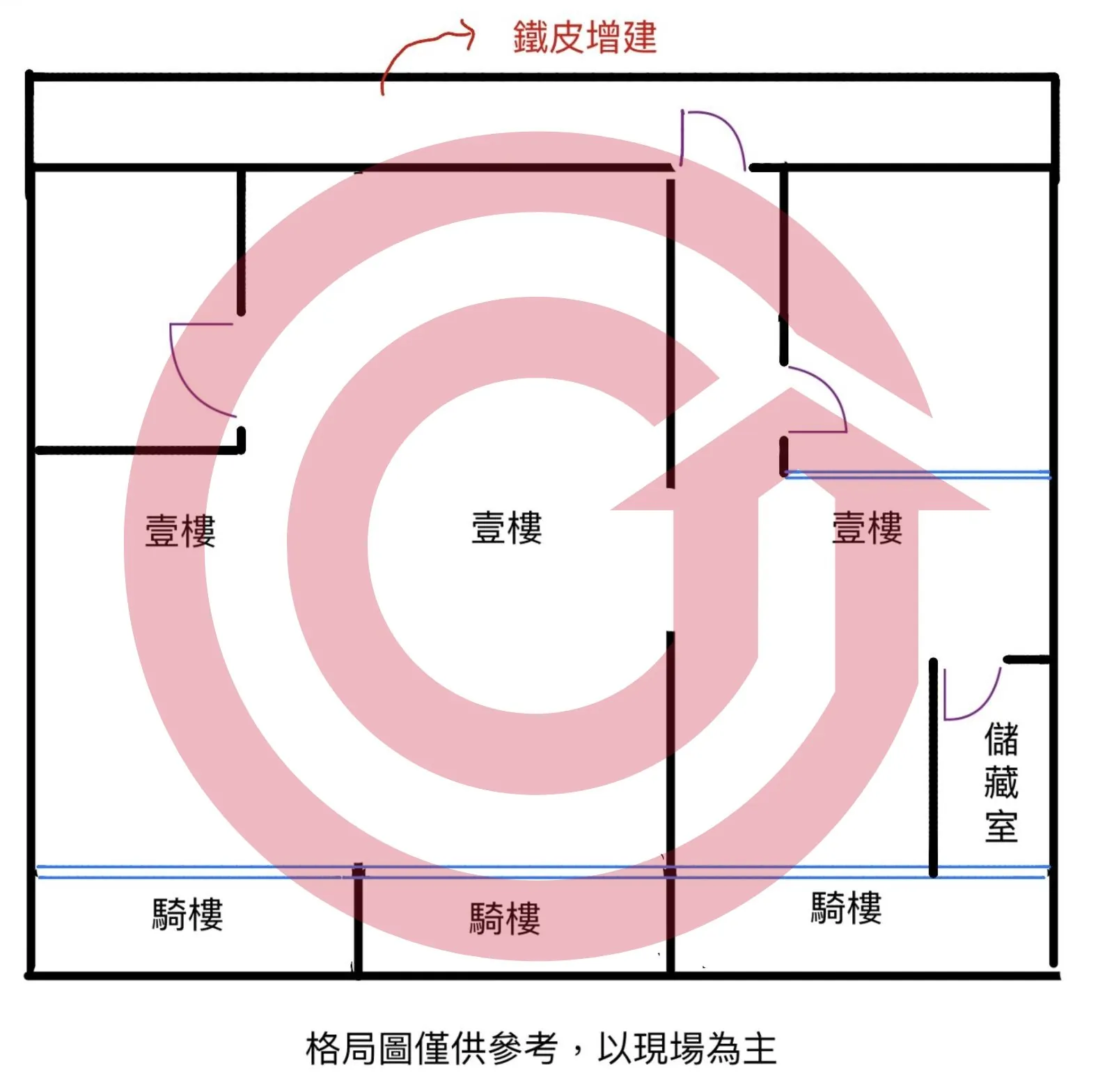 鳳鳴 三戶一樓近百坪置產 第 2 張