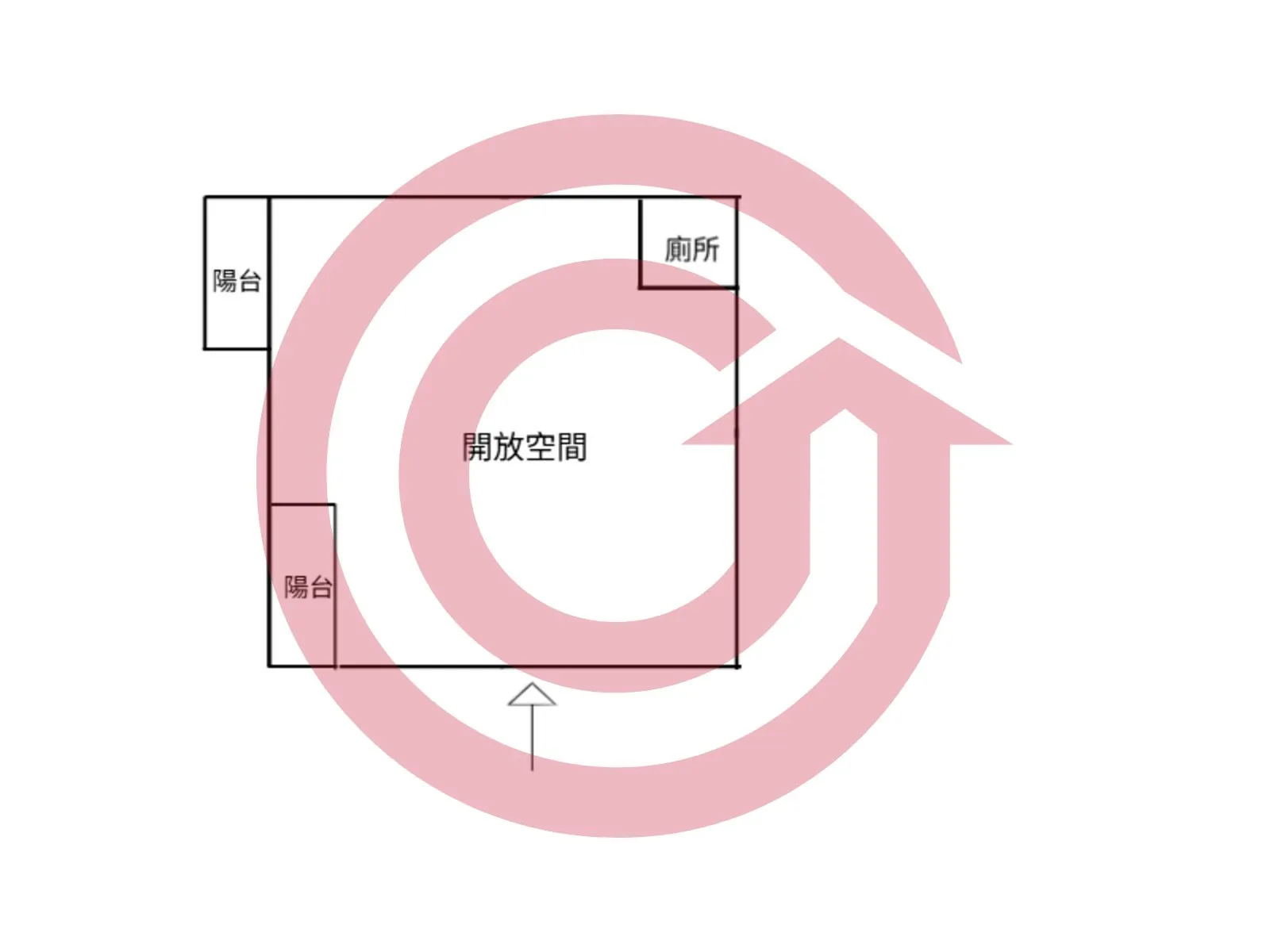 鶯歌山河戀社區一樓邊間開放空間自由規劃 第 2 張
