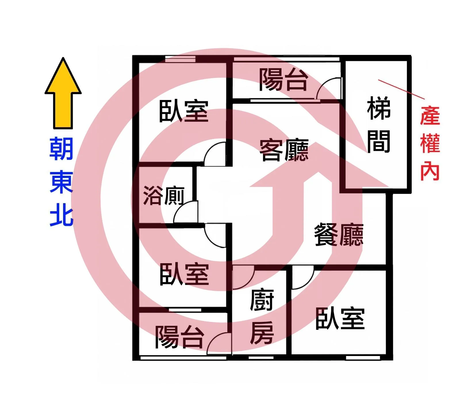 合家歡整新3房│近捷運站│一層2戶 第 2 張